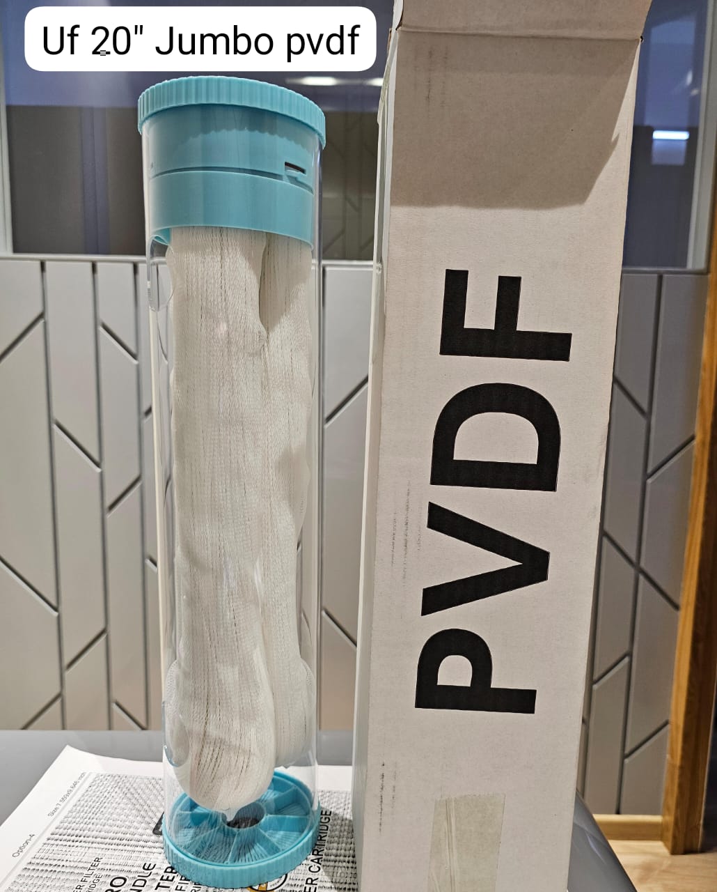 Introducing Candour 20” Jumbo Hollow Fiber PVDF UF Filter – Transparent, Durable & Washable